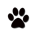 paw shaped icon